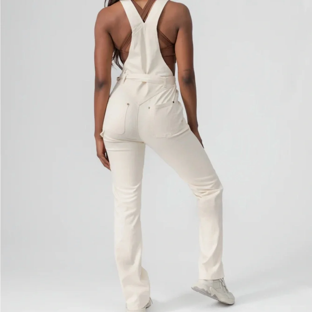 NWOT Buffbunny Over it Alls - Ivory - XS Short - Picture 3 of 12